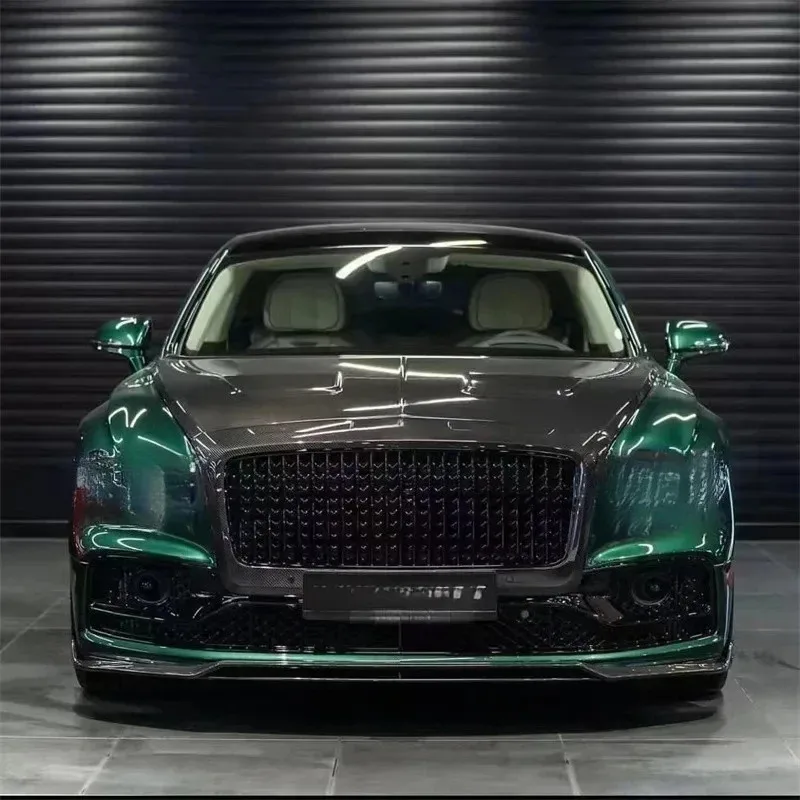 Revise High Quality MSY Style Semi Carbon Fiber Complete Set Suitle For  Flying Spur Body Kit