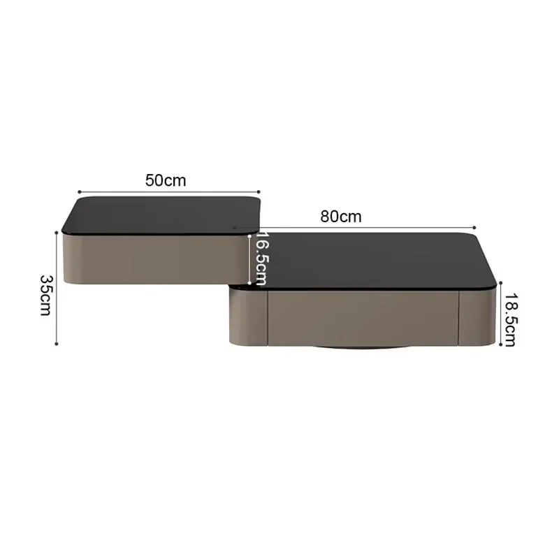Minimalist Aesthetic Coffee Table French Trendy Elegant Organizer Drawer Coffee Table Cool Eclectic Table  Salon Furniture