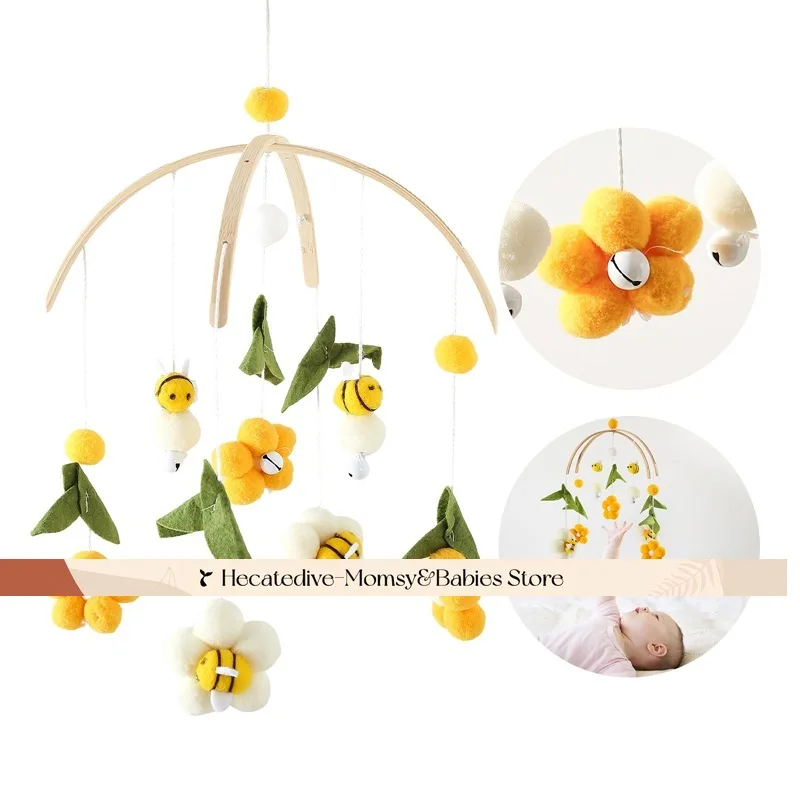 【Must Have】Baby Rattles & Mobiles ​Buzzing Blooms​ educational toys newborn sets mini decorations 0-12months baby things