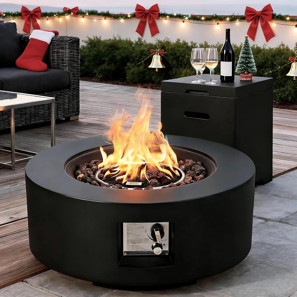 2-Piece Gas Fire Pi…