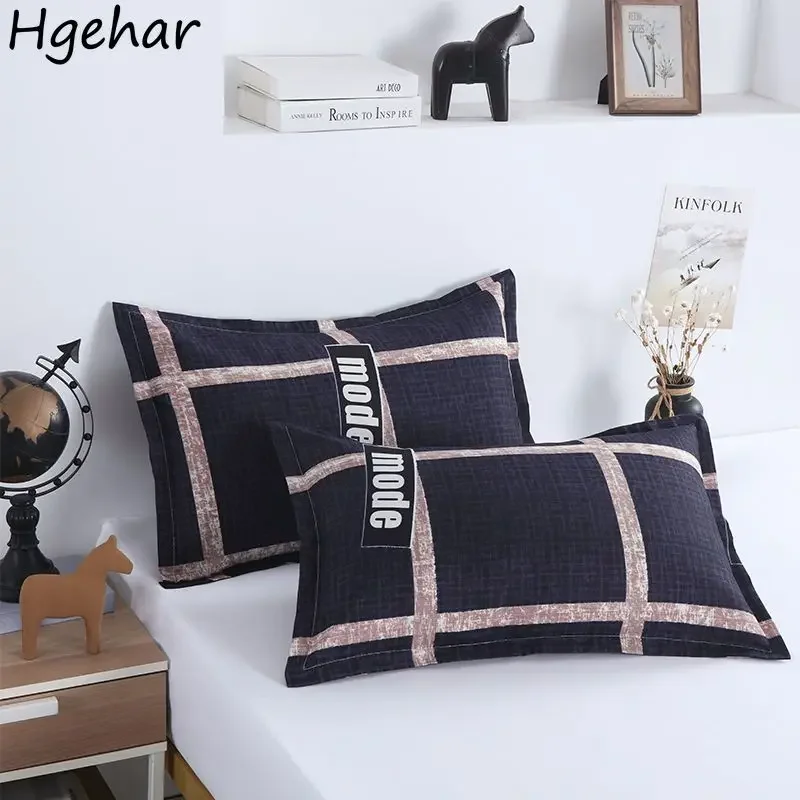 40x60cm fronha impressa bonito capa de almofada simples moda algodão macio confortável casa têxtil confortável estudantes casais