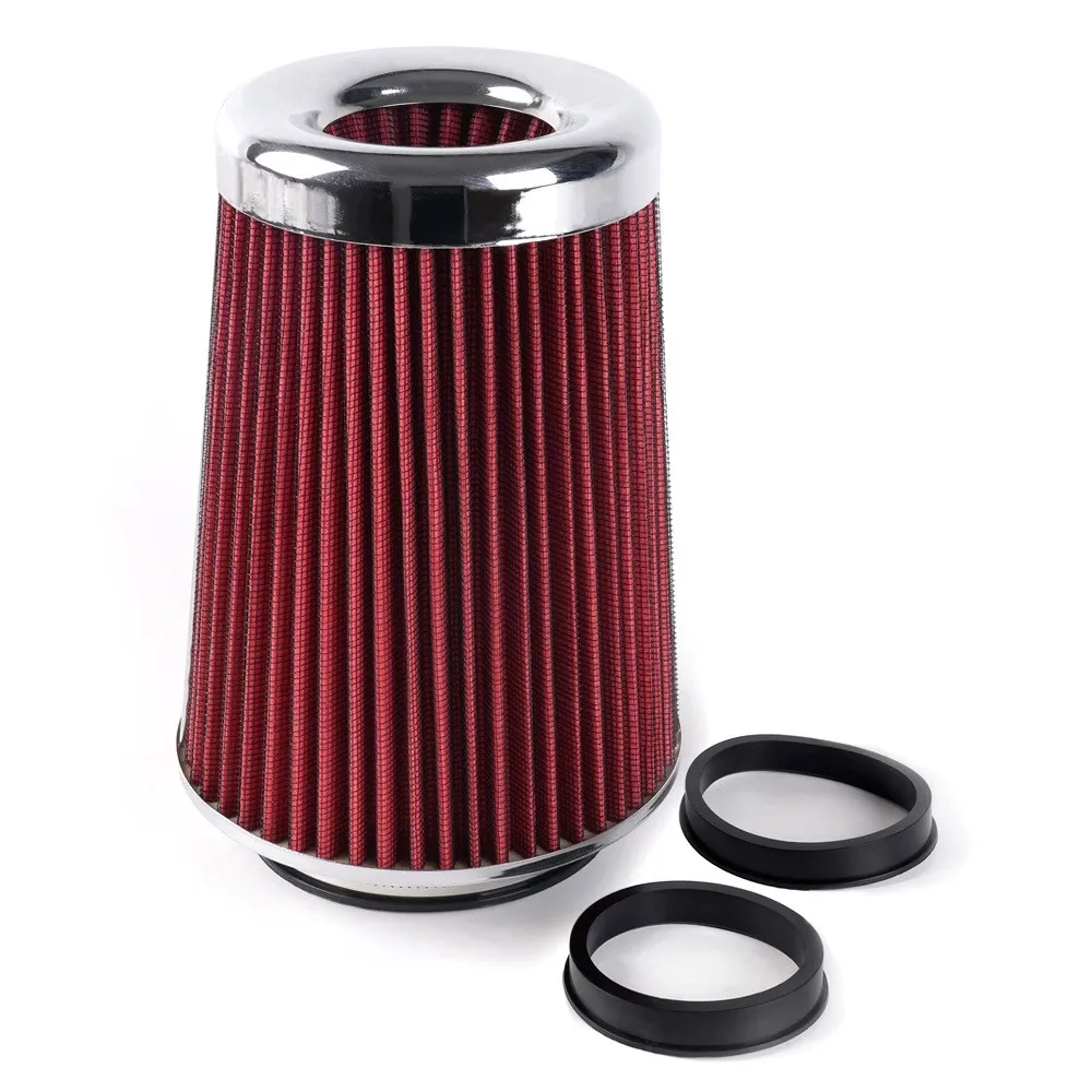 Picture 4: Universal 76mm 89mm 102mm High Flow Air Intake Filter Mushroom Cone Performance Cold Air Filter Cleaner for Car Truck