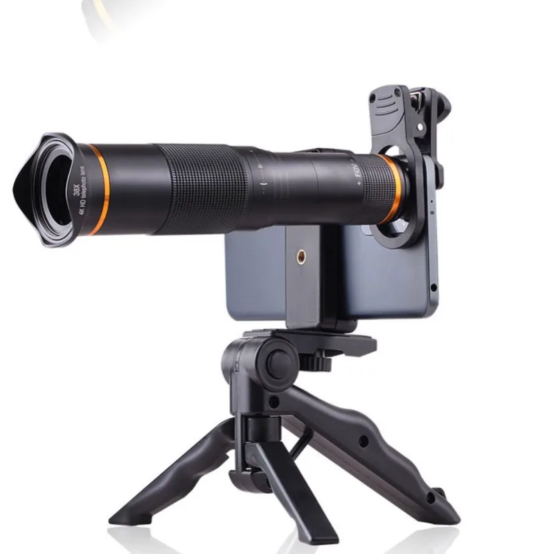 

Монокулярный телескоп 32x с креплением на смартфон и штативом для путешествий и кемпинга (бинокль)