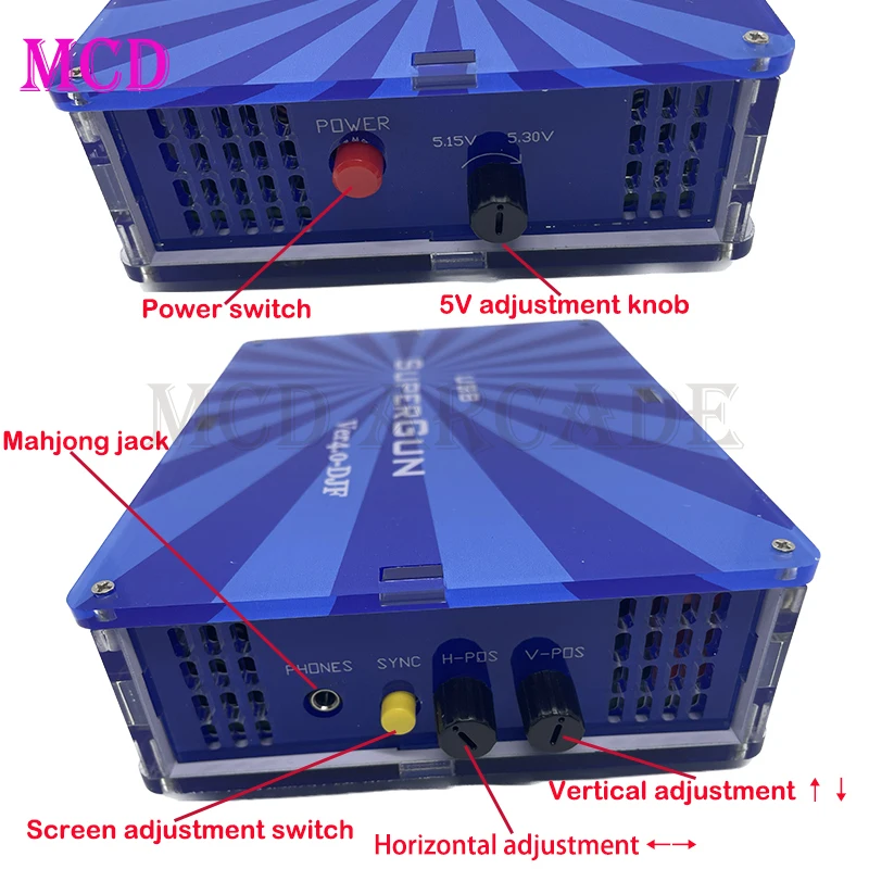 Controller arcade CBOX V4.0 con convertitore esterno, compatibile con/SNK/IGS/CPS/KONAMI deck board per qualsiasi gioco arcade JAMMA