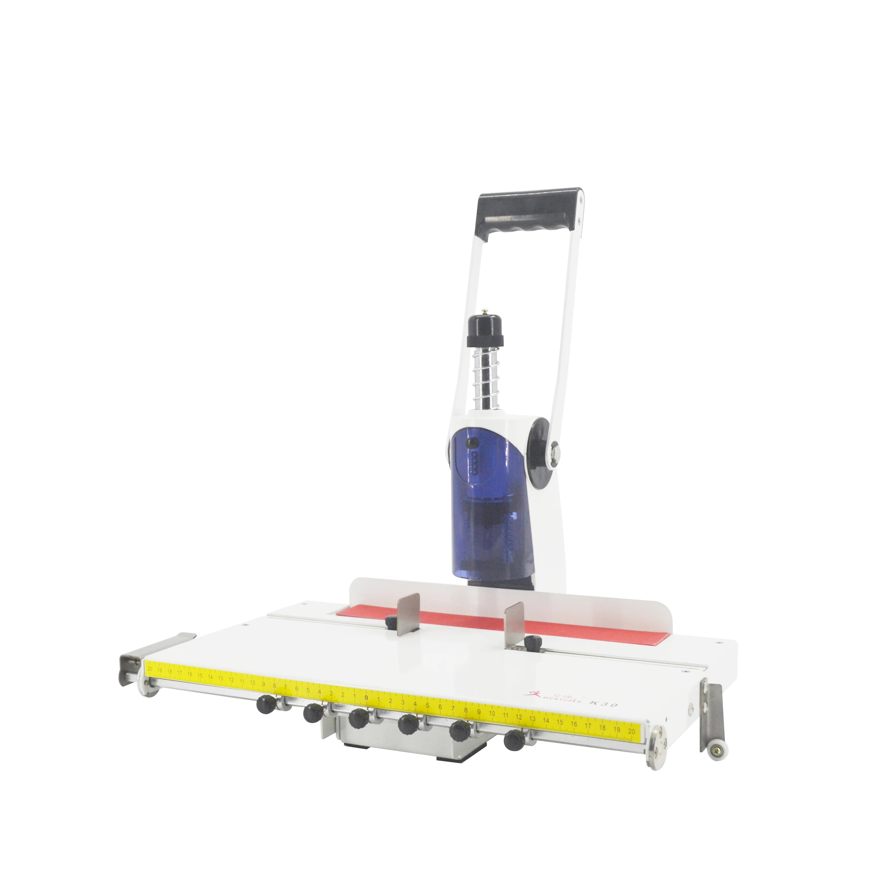 SG-K30 Wholesale Desktop Manual Paper Book Hole Punching Machine 6 Holes Hand Puncher With Punch Positioning