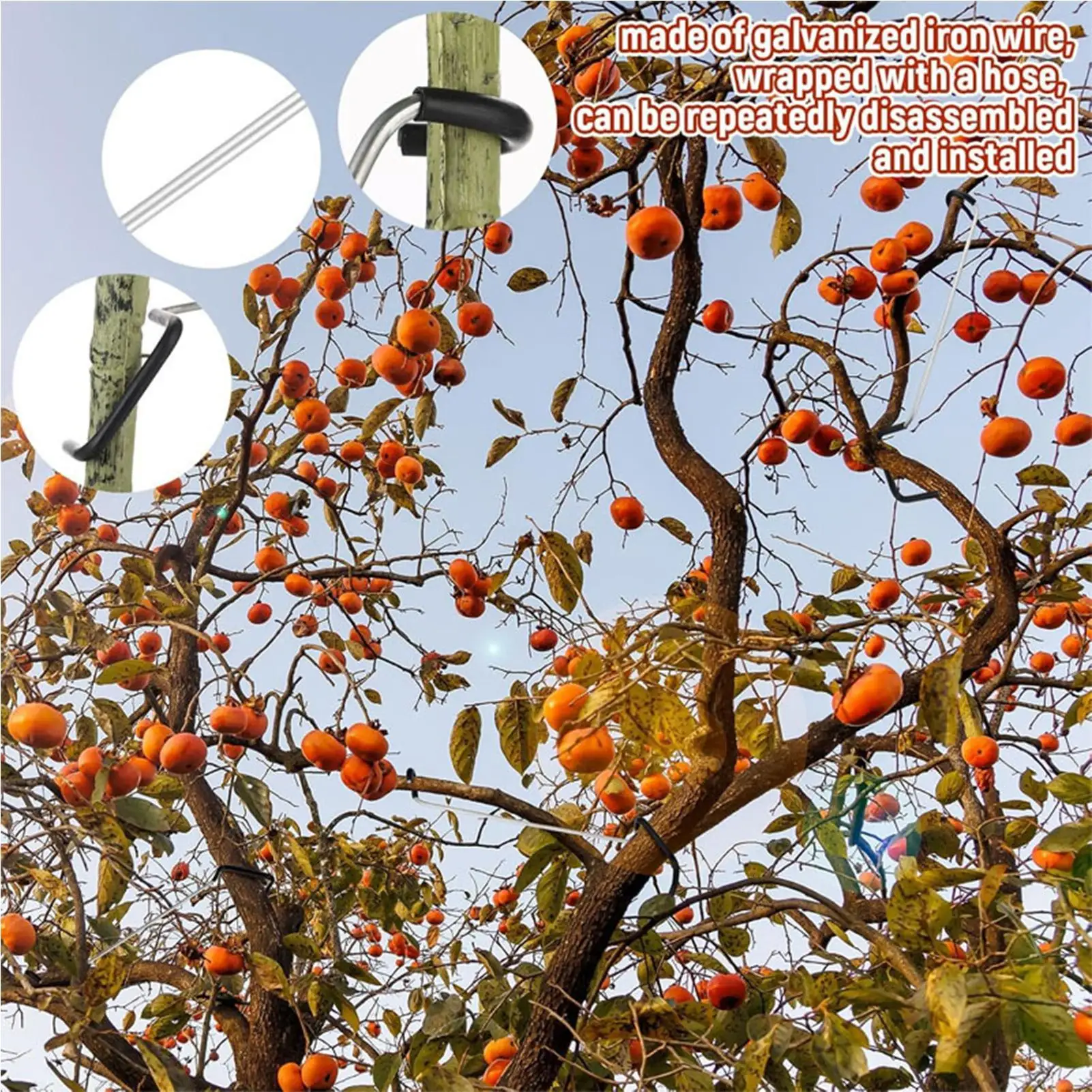 

Tree Limb Spreader Plant Tree Branch Bender Heavy-Duty Bending Tool With Hose For Maintenance Assistance Landscaping Farm Cherry