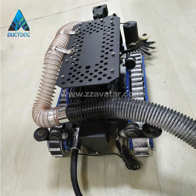 Air Duct Vent Cleaning Robot For Sale With Vacuum Cleaner And Control Box