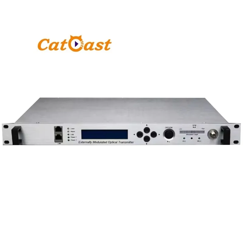 FTTH Equipment CATV 1550nm Signal External Modulation Fiber Optical Transmitter