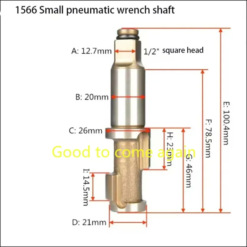 

High Quality 1/2 3/4 1" Inch Pneumatic Tools Air Impact Wrench Anvil Driver Spindle Axis Hammer Block Repair Parts