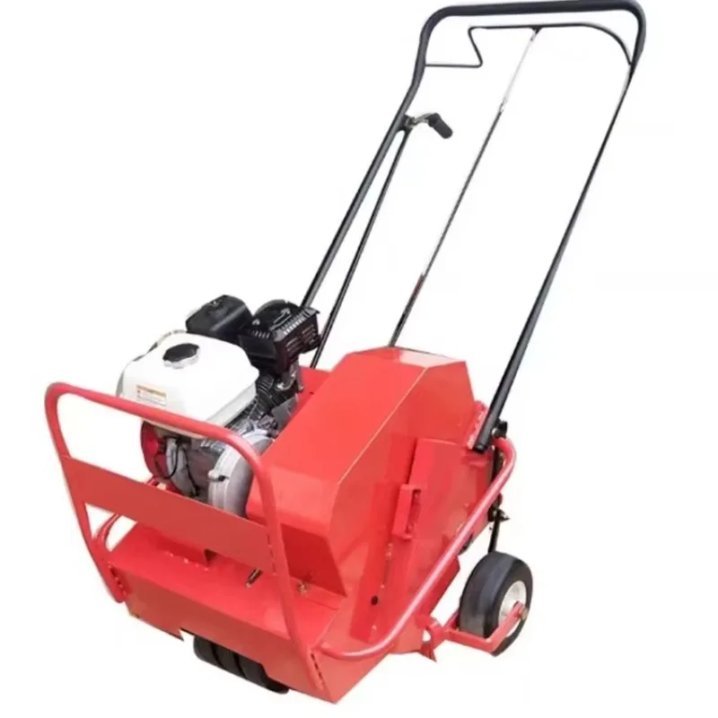Portable Engine Powered Lawn Punching Machine Hand Push Breathable Drilling Rig For Garden Grassland Maintenance Equipment