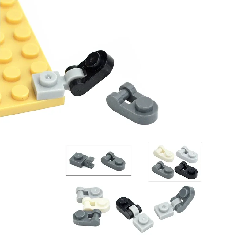 MOC Técnico Blocos de Construção Parte, DIY, U Clip 6019, Bar Handle no Lado, Terminais fechadas, 26047 Tijolos, 1x1, 50Pcs por Lote