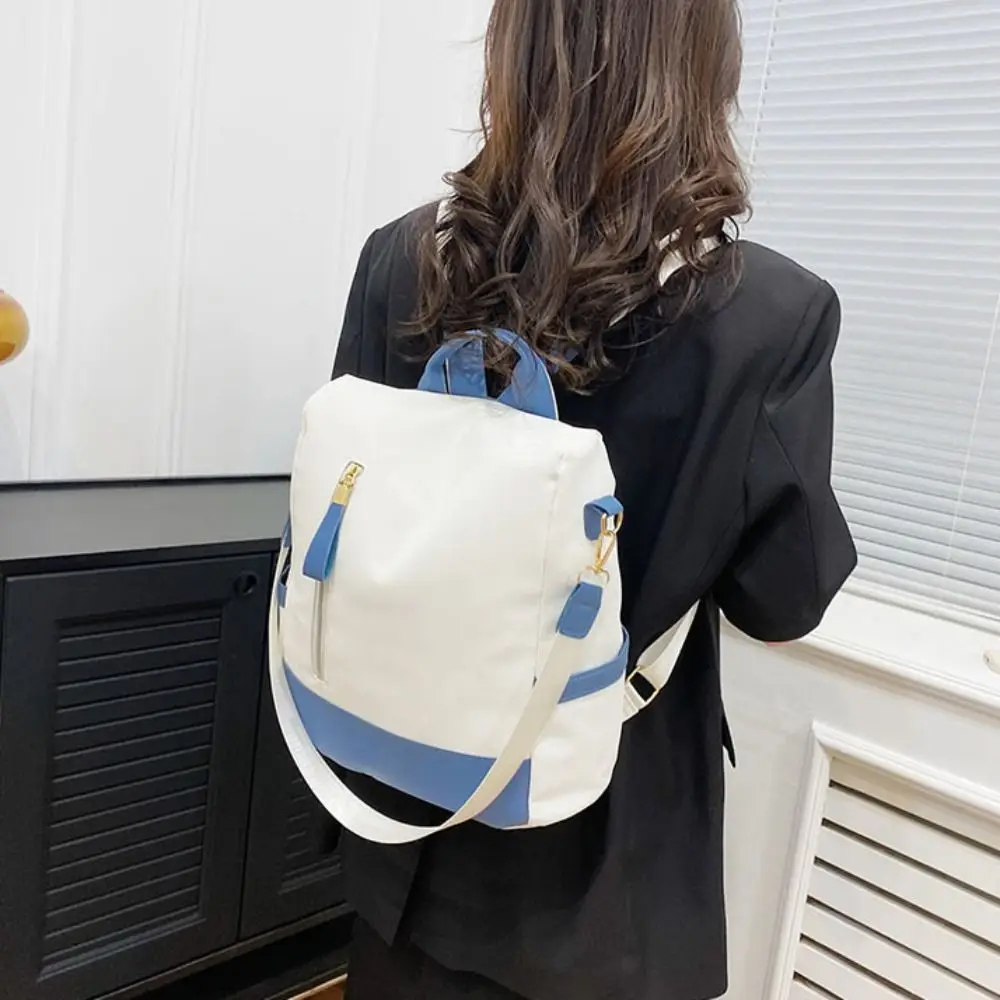 Zaino multiuso da donna alla moda in tessuto di nylon antifurto borsa a tracolla casual elegante zaino da viaggio femminile impermeabile