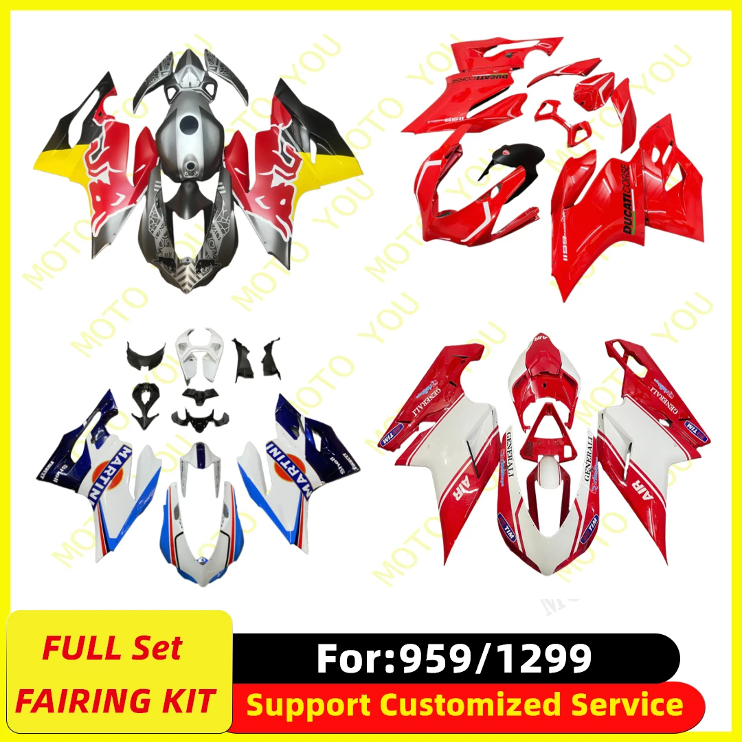

Fit For Ducati 959 1299 2015 2016 2017 2018 Fairing Kit New ABS Plastic Injection Full Set Motorcycle Fairings Painted Bodywork