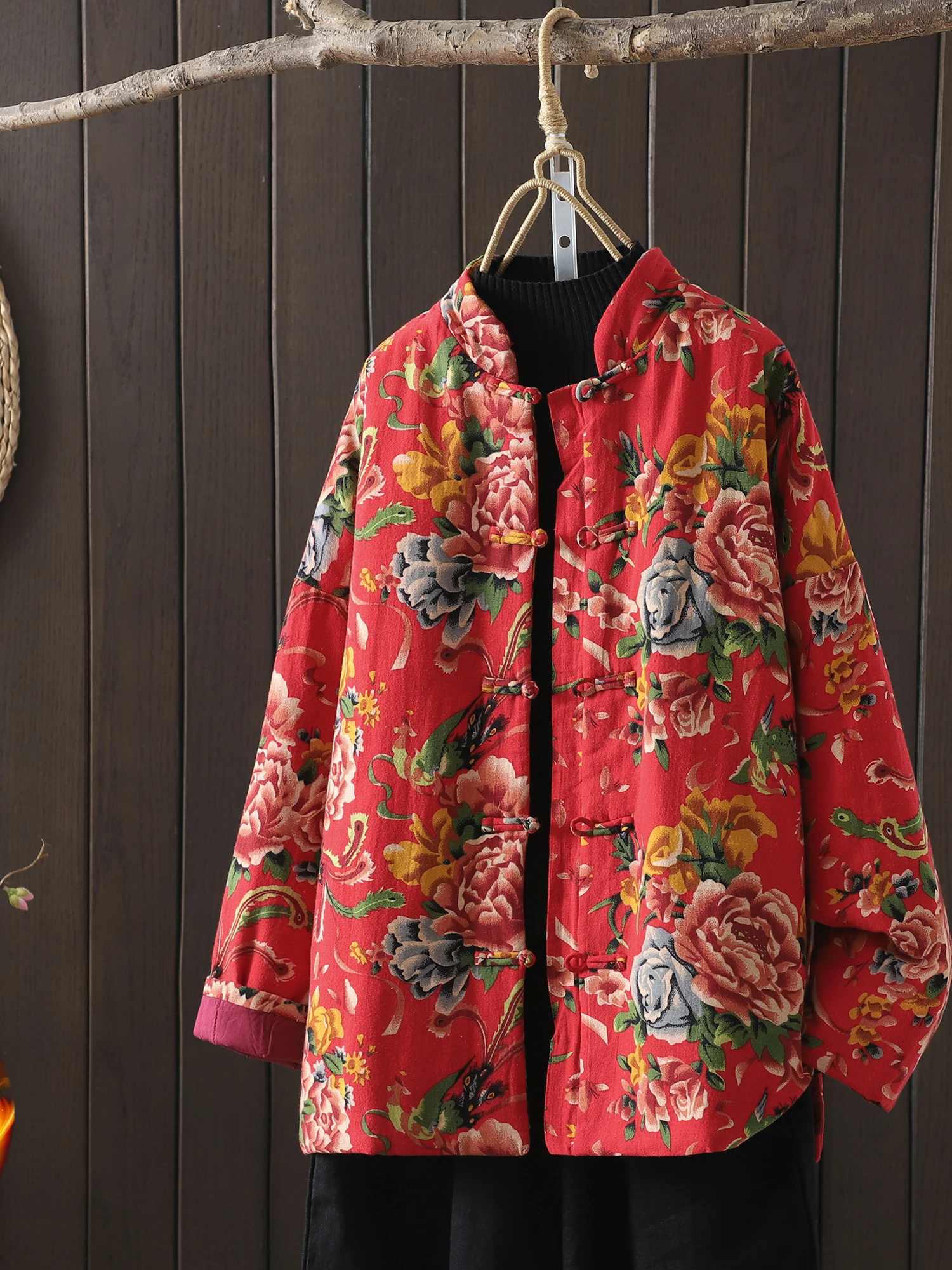 

Осенне-зимняя утепленная хлопковая куртка свободного кроя на пуговицах, верхняя одежда для повседневной носки, модная удлиненная модель средней длины