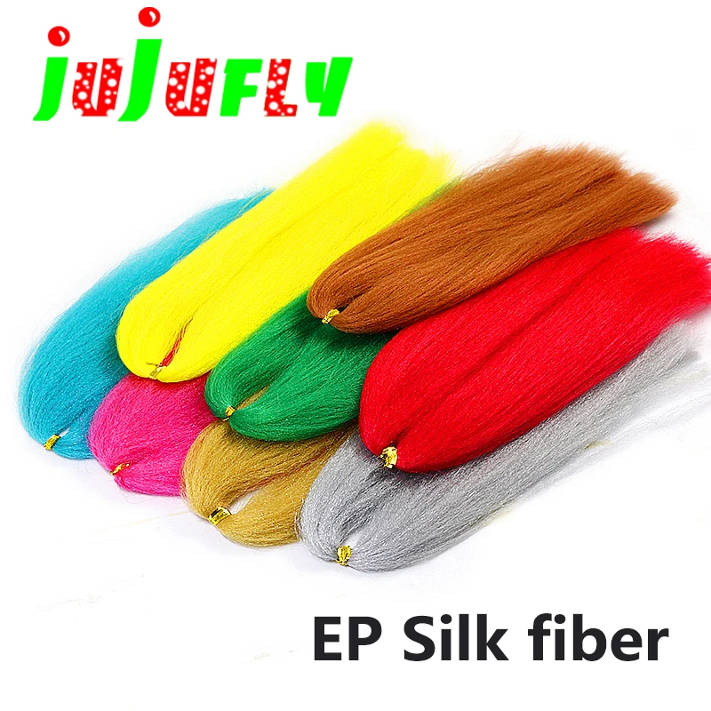 

well combed EP Silky Fiber Durable Streamers Fly Tying Materials Versatile Soft Fibers&Hairs For bass Trout Fishing Flies