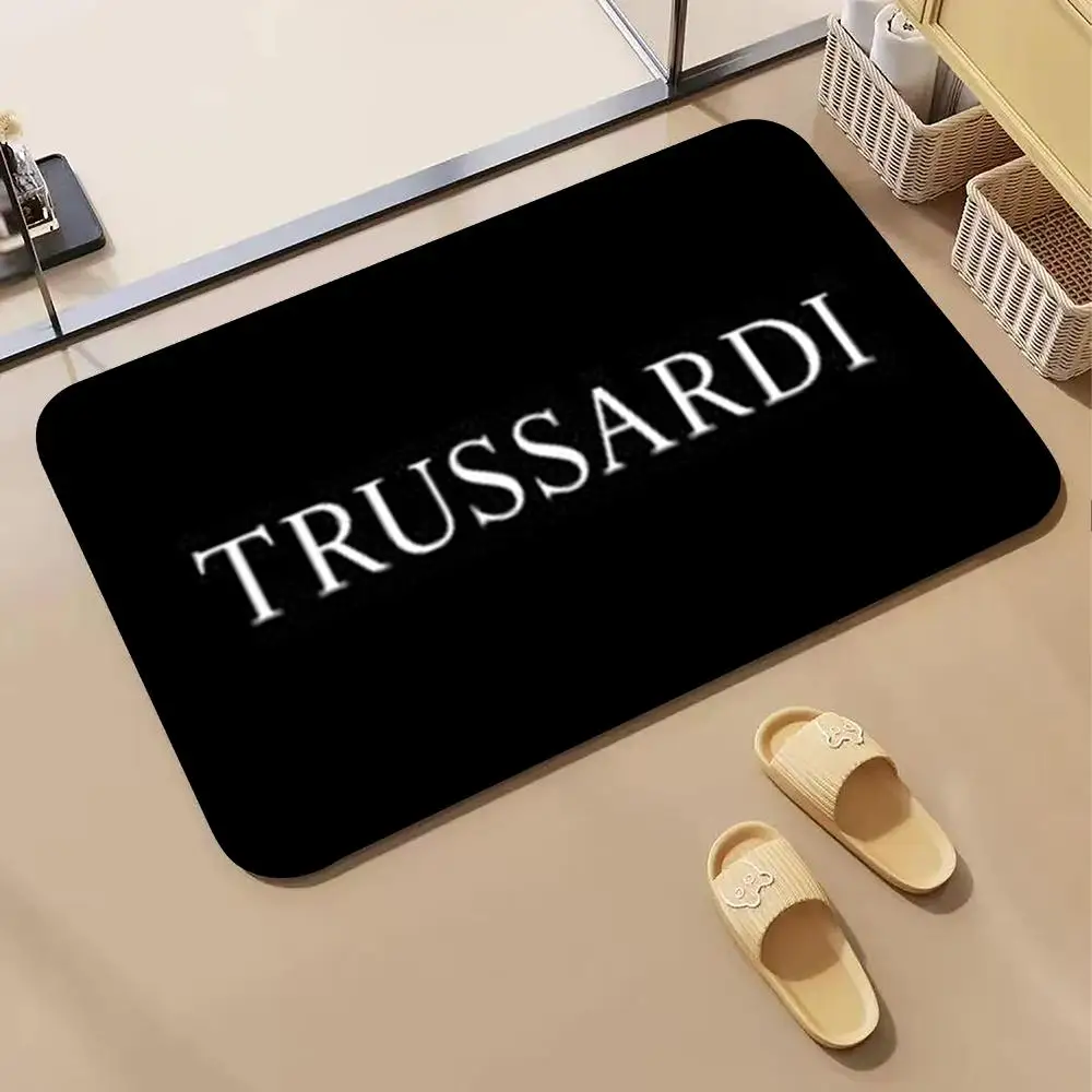 Tapete de Banho de Diatomita T-Trussardi, Tapete de Porta Antiderrapante de Secagem Rápida e Absorvente