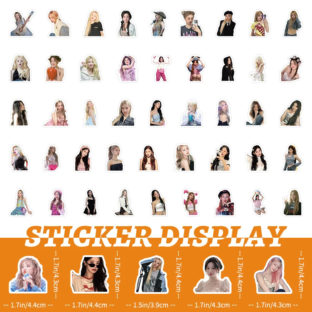 10/30/50/100PCS KPOP Korean Girl Group Gidle Stickers Personalized Graffiti DIY Laptop Skateboard Guitar Waterproof Decal Toy