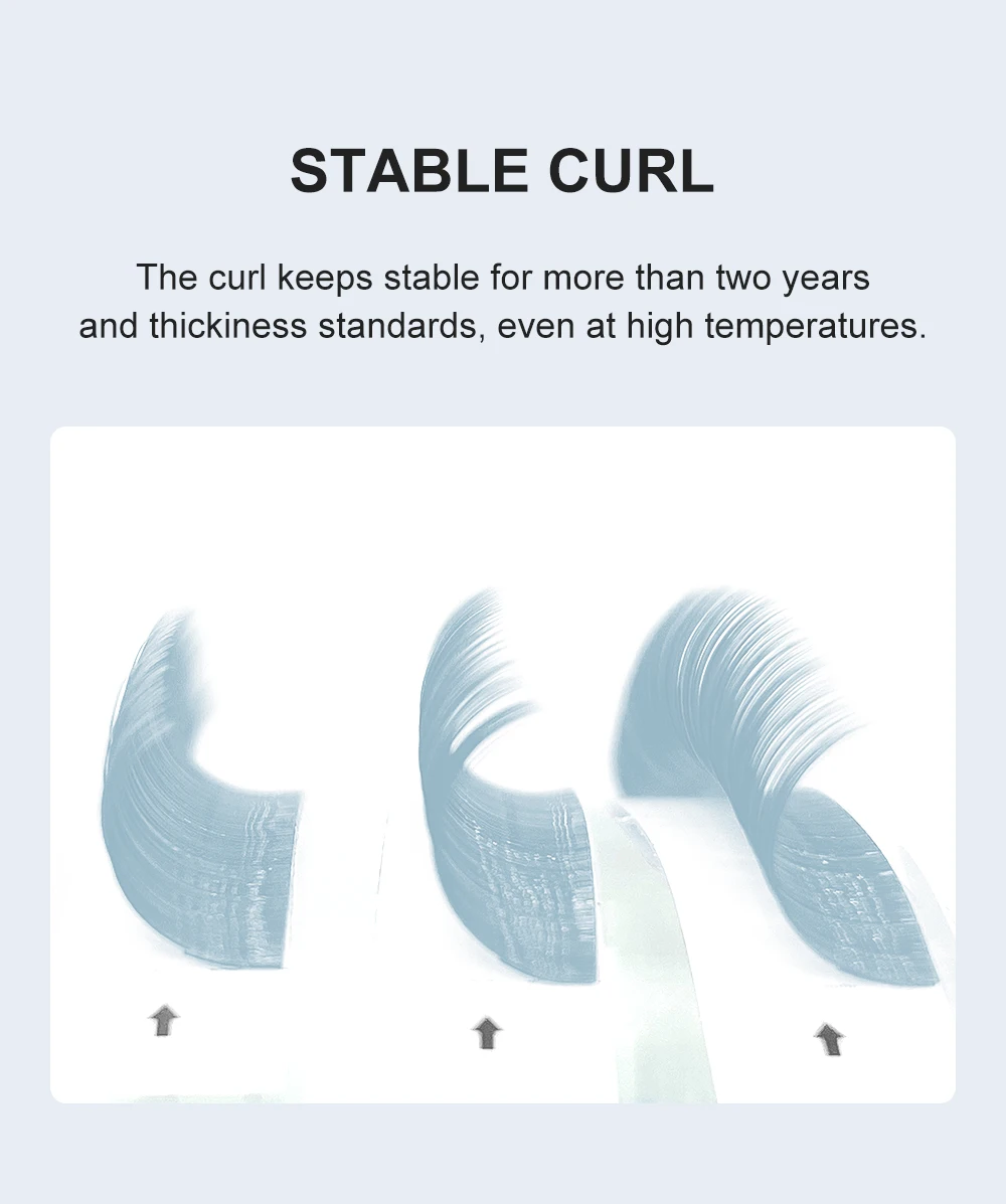 NATUHANA Cremefarbene Einzelwimpern, künstliche Wimpernverlängerungen, C/D Curl, gemischte Länge, falsche Wimpern, Wimpern-Make-up – Detail 8