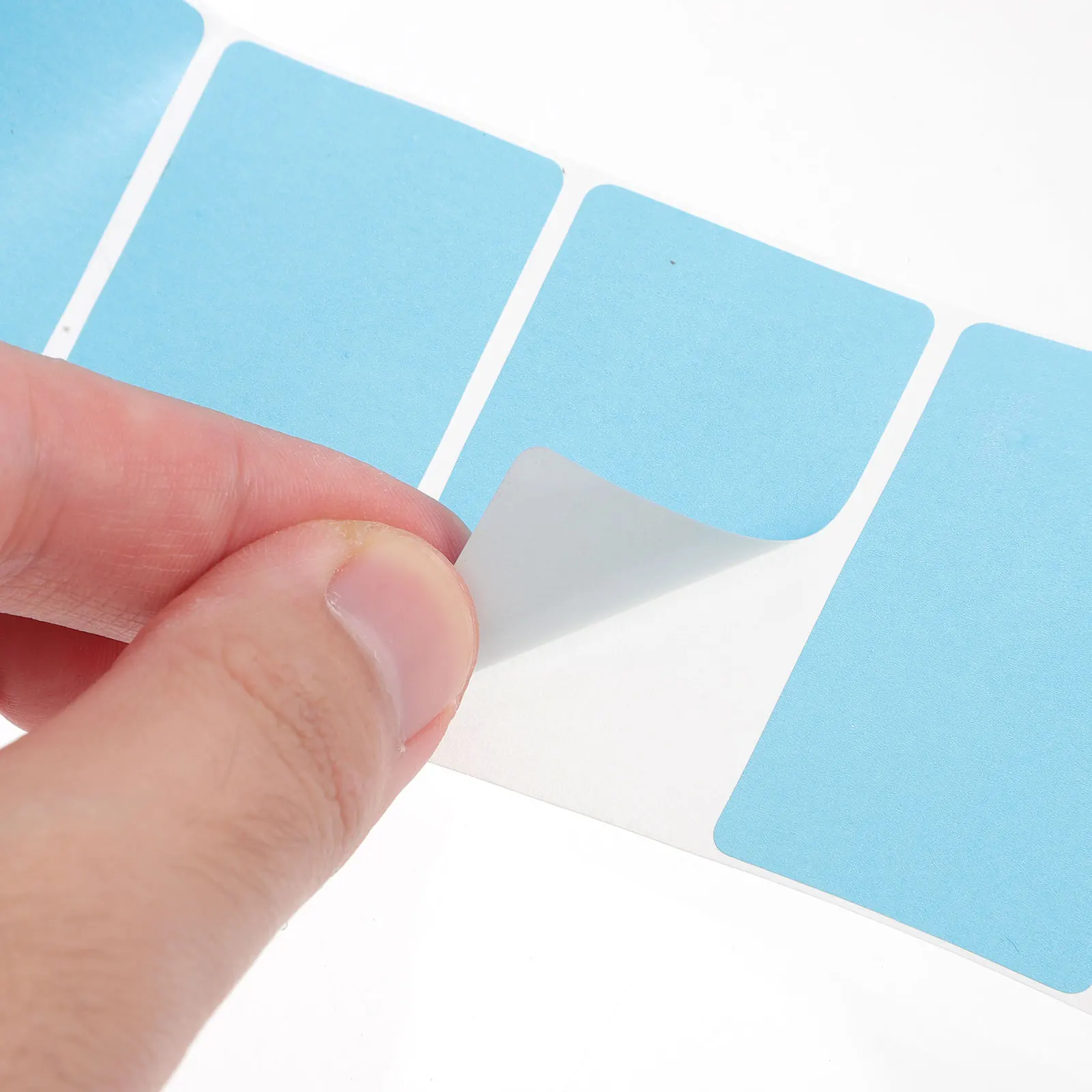 Thermal Paper Label Roll for Printer Customizable Adhesive Rectangular Shape Home Office School Projects