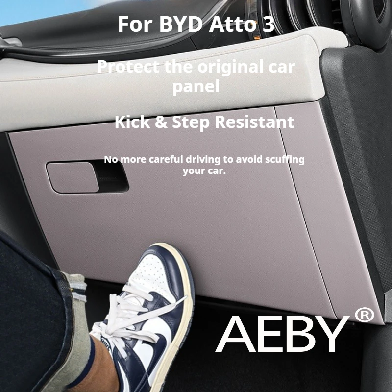 

AEBY For BYD Atto 3 Smart Driving Edition 2022-2025 Anti-Scratch Waterproof Car Interior Accessories,Glove Box Protective Mat