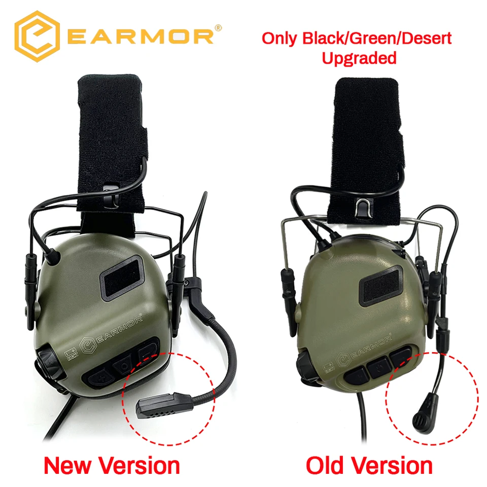 EARMOR M32 MOD4 タクティカル シューティング イヤーマフ 360 付き