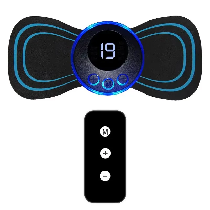 مدلك الرقبة الكهربائية الصغيرة عنق الرحم الظهر التصحيح محفز ماساغادور حصيرة المحمولة جل الوسادة ملصقات ضئيلة #1