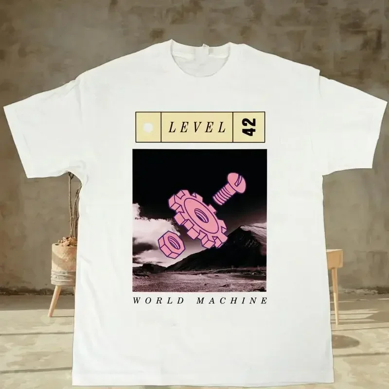 World Machine Album By Level 42 Band T Shirt Full Size S 5Xl