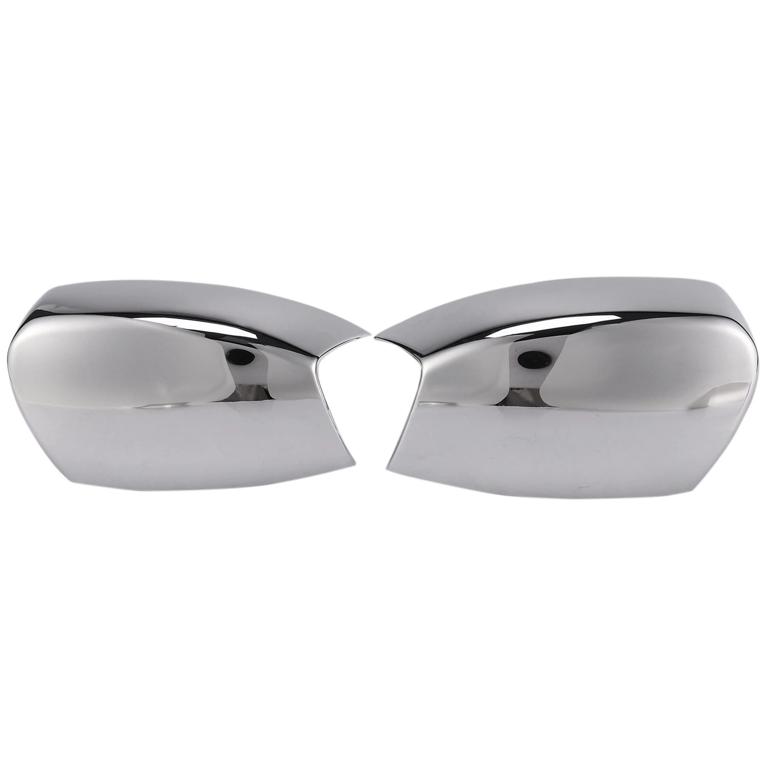 1 Pair Rear View Mirror Cover ABS Plastic Car Side Mirror Cover Chrome for Ford S-MAX