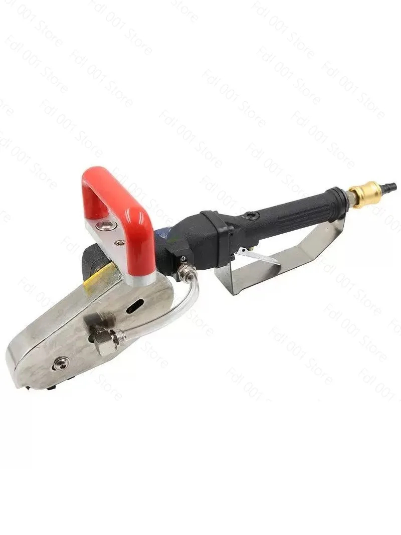 Red handle black pneumatic waste cleaner, edge trimming machine, waste removal machine, edge removal , corrugated cardboard