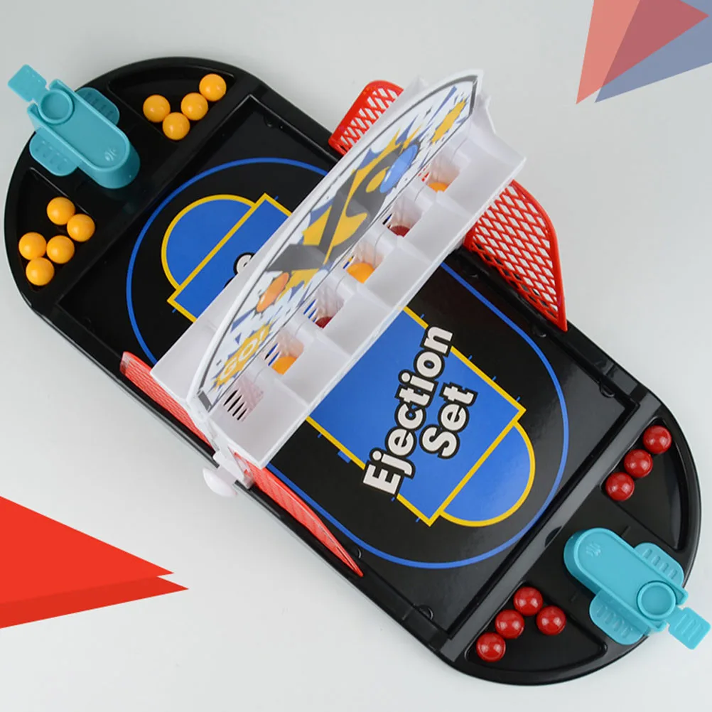 Machine de basket-ball catapulte, jouet interactif réutilisable, jeu de table en plastique pour enfants