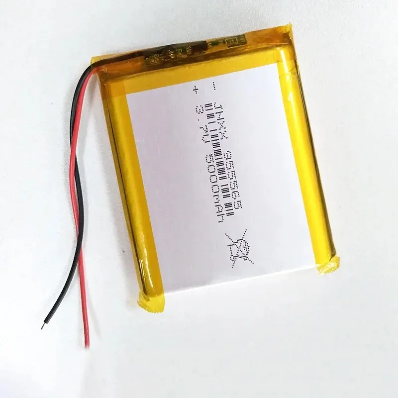 New 955565 Lithium Polymer Battery 3.7V 5000mAh Rechargeable Lipo Batteries for Mobile Power GPS Locator Camera Tablet PC DVD