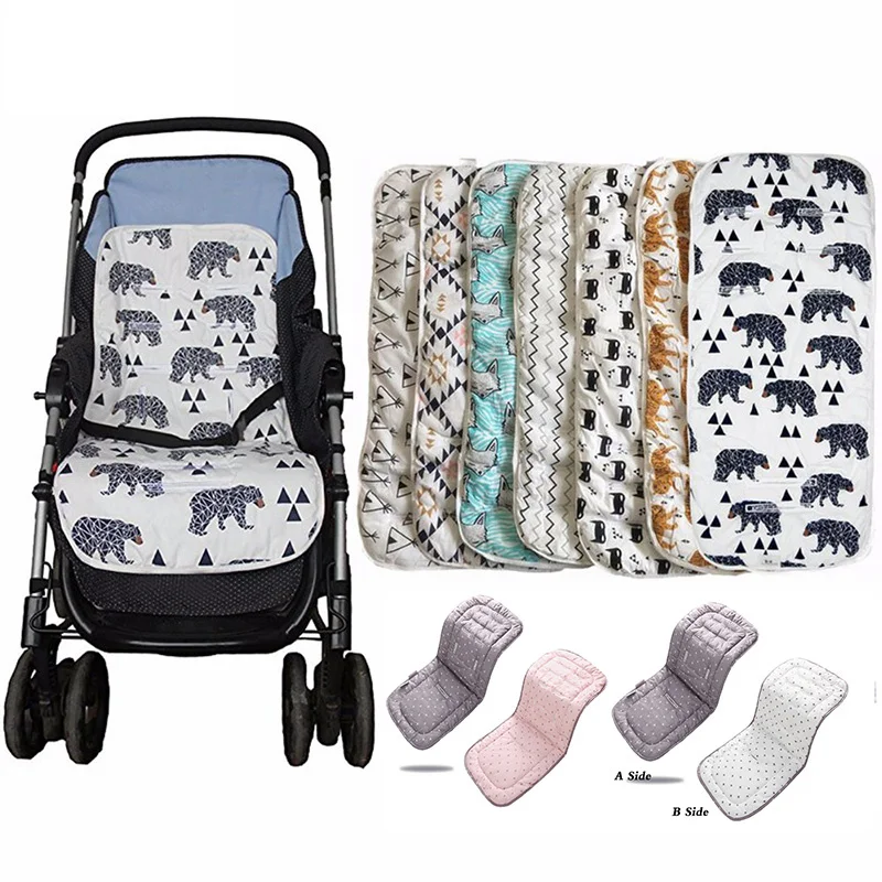 

Fashion Baby Stroller Seat Cotton Comfortable Soft Child Cart Mat Infant Cushion Buggy Pad For Baby Prams Stroller Accessories