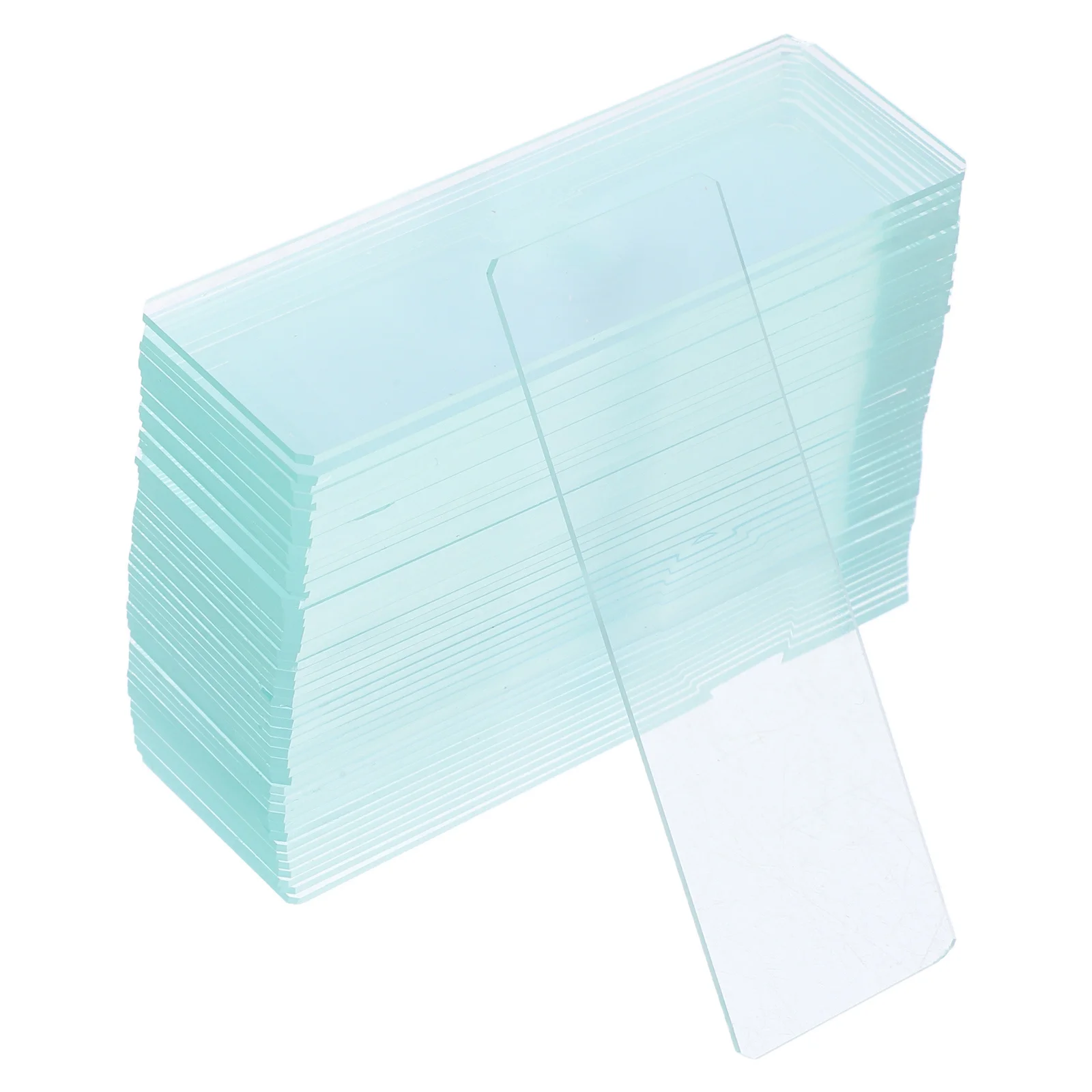 

50 pcs Single Concave Microscope Glass For Laboratory Use Sturdy Specimens Protection Aquatic Samples Analysis Slides For