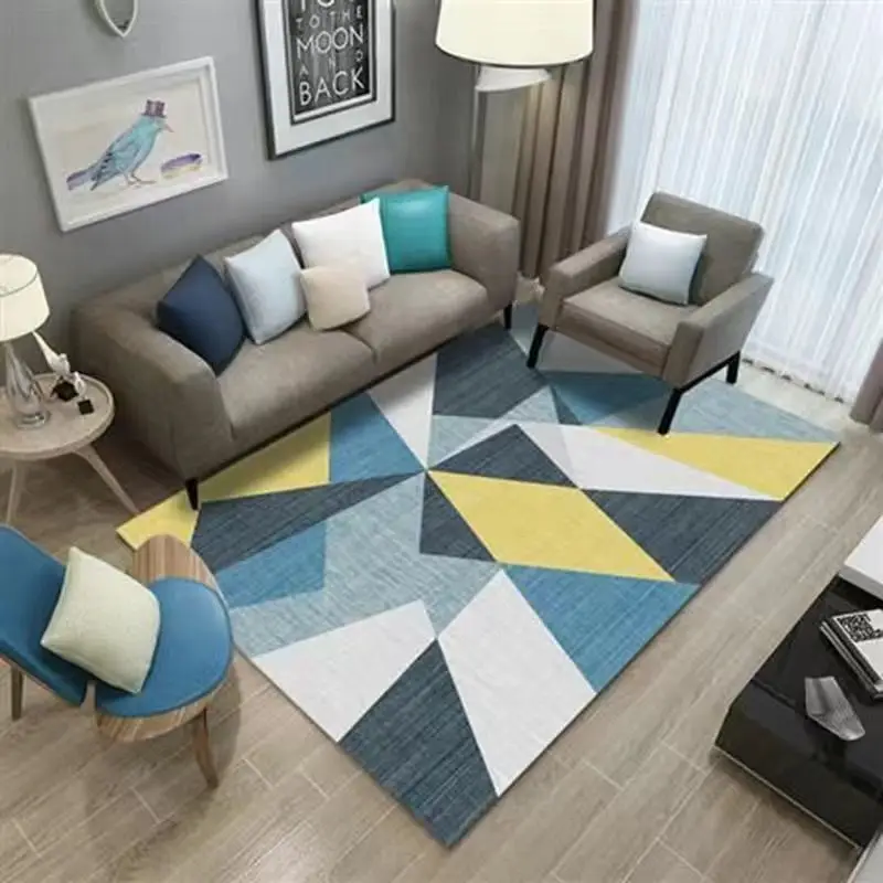 Modern Home Carpet for Living Room Decoration Washable Floor Mat Lounge Large Area Rugs Study Bedroom Bedside Non-slip Carpets