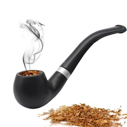 Pipe à tabac pliée en bois, filtre à fumer, broyeur d'herbes, livres portables, accessoires Laguna ette, cadeau pour homme