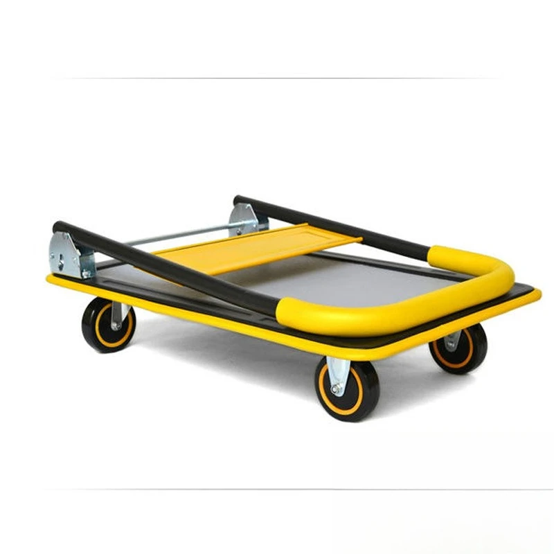 

Foldable trailer, trolley, truck, silent pull, shopping mall trailer, truck