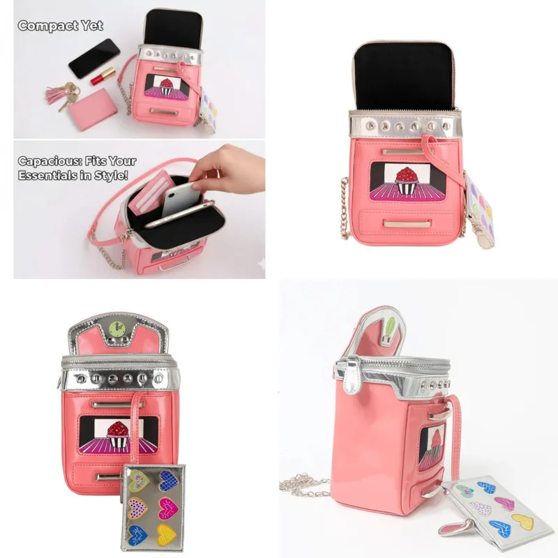 

Y2K Itabag Women's Handbags Cylindrical Crossbody Bag Fashion Cute Round Shoulder Bag Girls Trendy Purse Casual Outing Gifts New