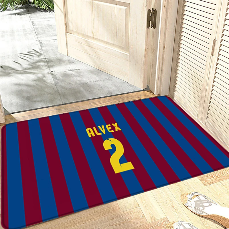الكلمة حصيرة عدم الانزلاق القدم البساط لمدخل كرة القدم جيرسي المدخل السجاد المطبخ المياه امتصاص السجاد رقيق السرير الحصير ديكور المنزل