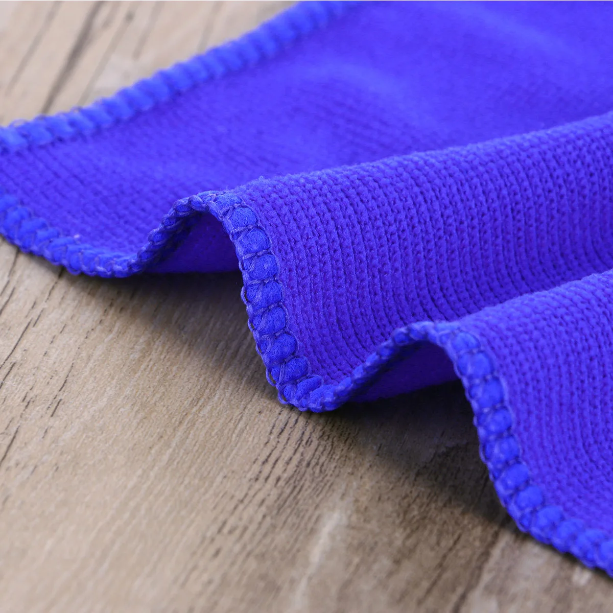 

5 Pcs Simple Cleaning Cloth Microfiber Glass Practical Towel Skin-friendly Dark Blue