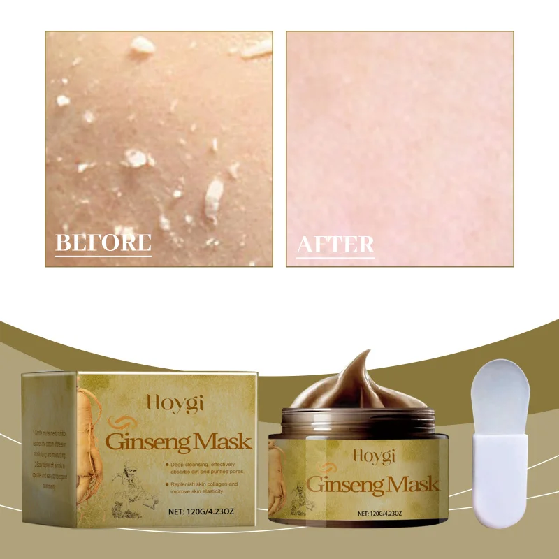 

Ginseng Exfoliating Peel-Off Mask - Firming, Hydrating, Moisturizing, Nourishing, Gentle Cleansing, Skincare Facial Mask