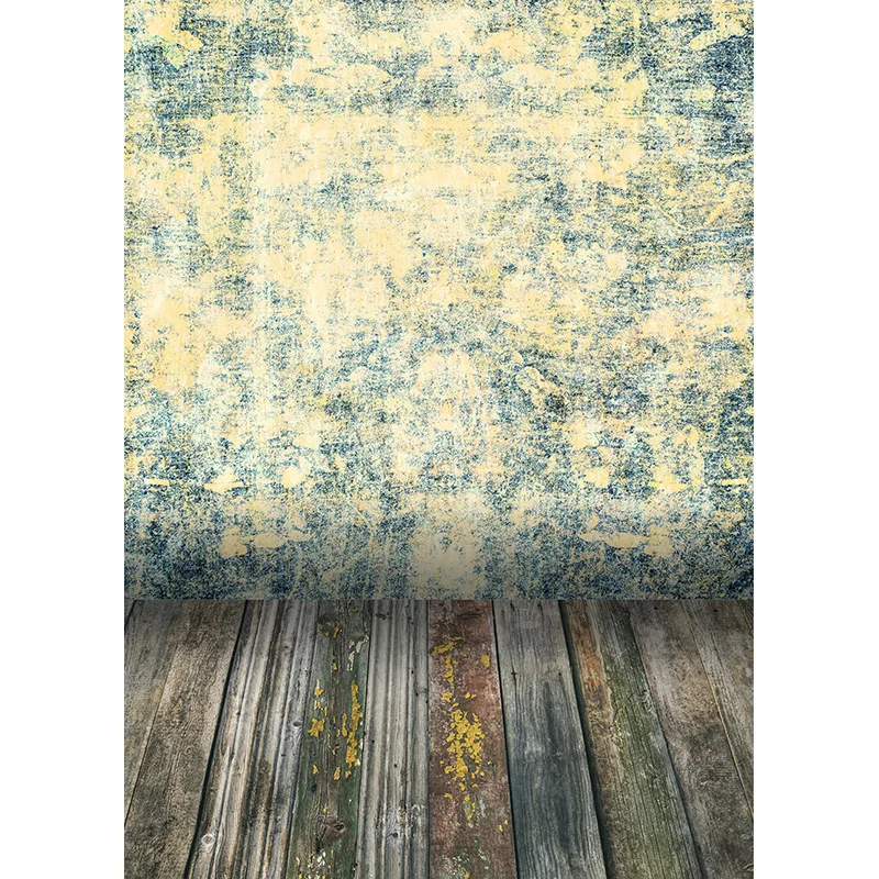 Winylowe tła fotograficzne z podłogą w stylu vintage i drewnianą podłogą wielokolorowe tło do studia portretowego rekwizyty FG-36