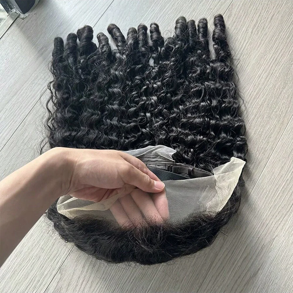 Burmese Curly Wigs Human Hair 13x6 Hd Lace Front Human Hair Wig 13x4 HD Lace Front Wigs 200% Density Wig Human Hair Pre Plucked - view 2