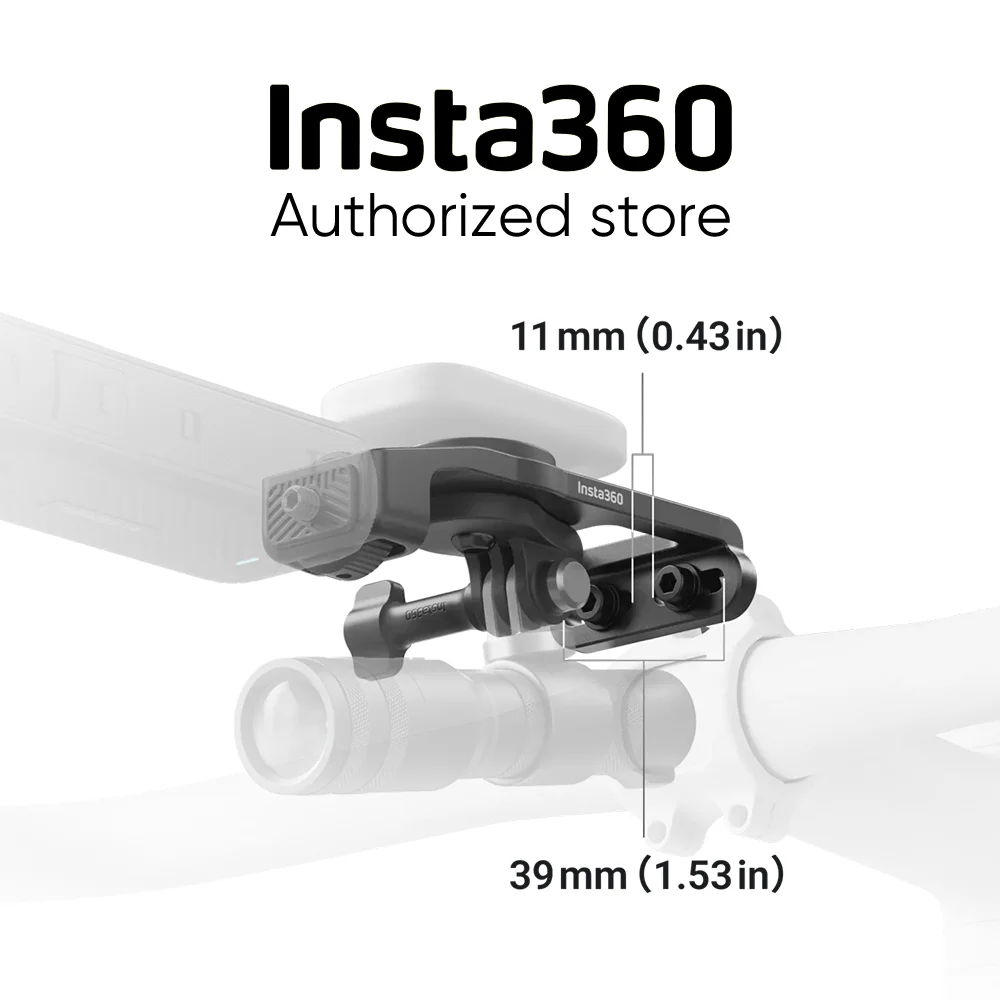 공식 및 정품 Insta360 자전거 컴퓨터 마운트, Garmin, Wahoo, Bryton, Giant 등과 호환 가능