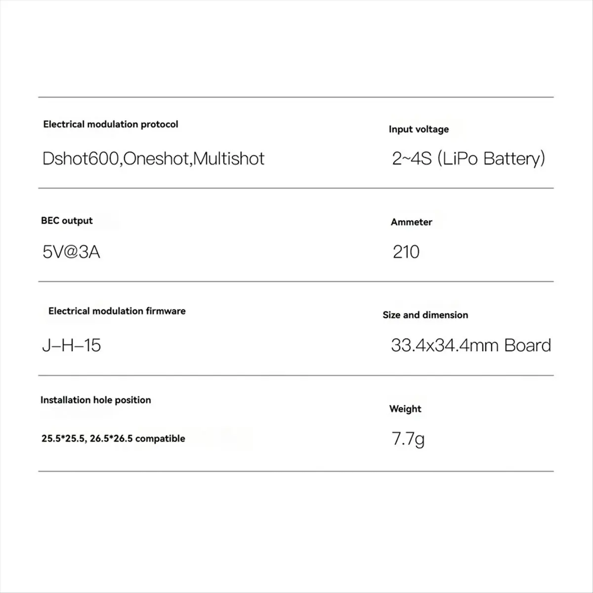 

New GEP-TAKER G4 35A AIO G473 Flight Control 170MHz 2-4S BLHELIS 35A ESC for RC FPV Racing Drone