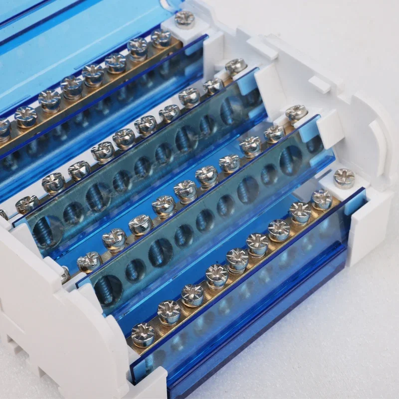 Din Rail Terminal Block UK125A Distribution Box UKK 1 In 2 In Several Out Power Universal Wire Electrical Connector Junction Box image 5