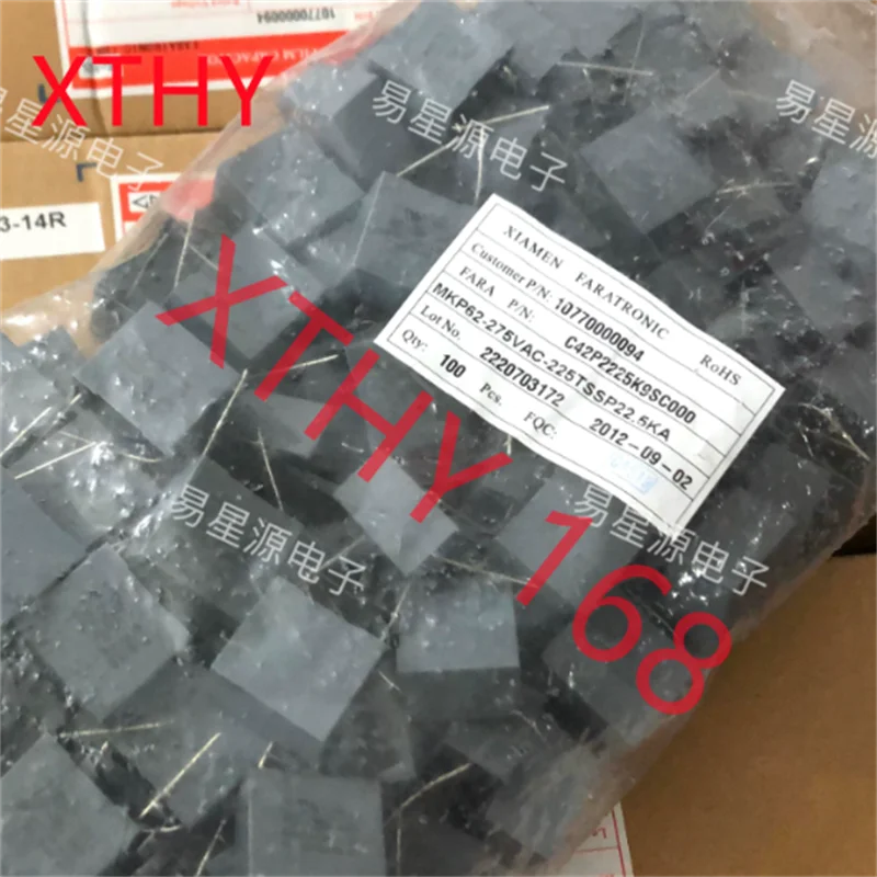 2.2UF 275VAC 275VAC225 2U2 MKP62 C42P2225K9SC safety capacitor