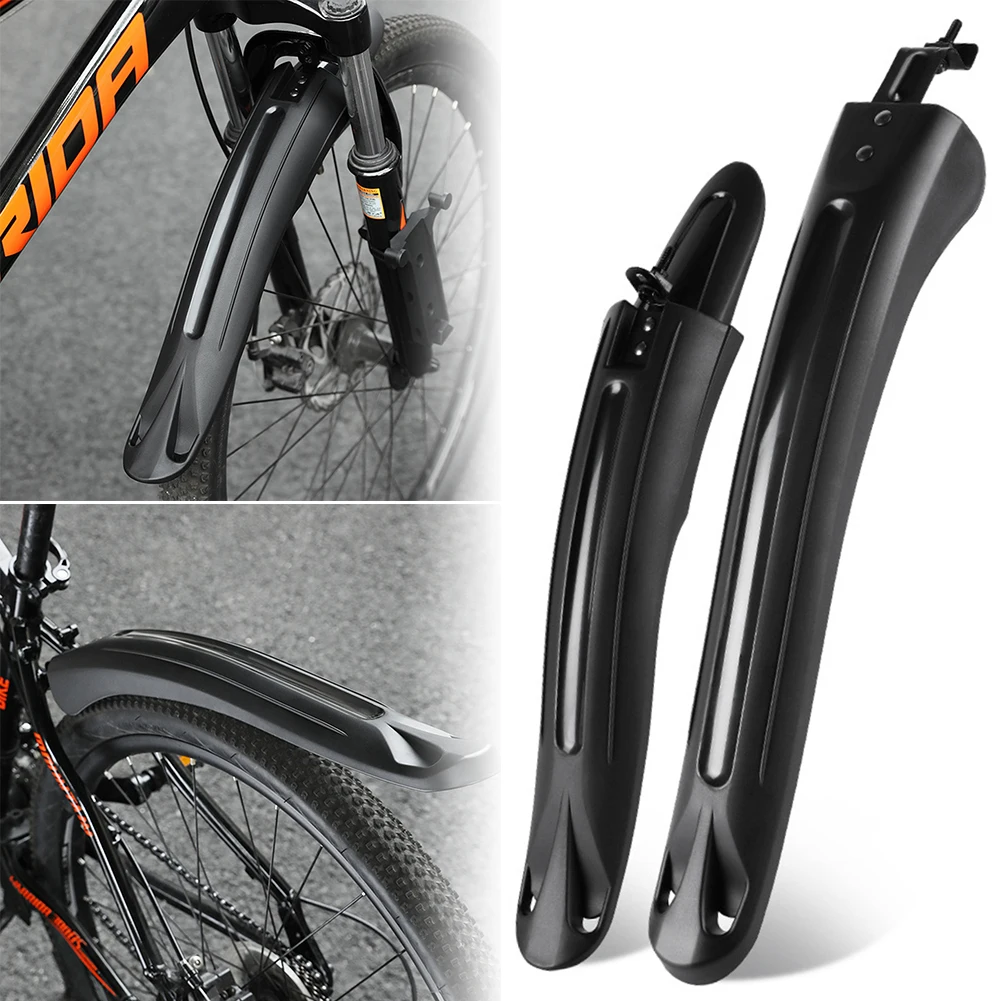 2 Stück Fahrrad-Schutzbleche MTB Universal Spritzschutz Vorne und Hinten für 26, 27,5 und 29 Zoll Fahrräder