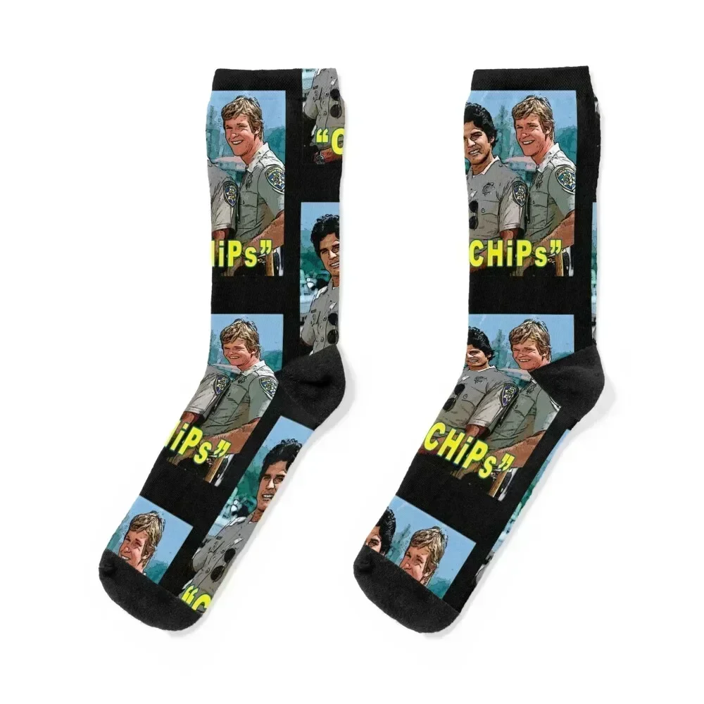 

Chips american 70s series Socks Soccer valentine gift ideas funny sock Socks Girl Men's