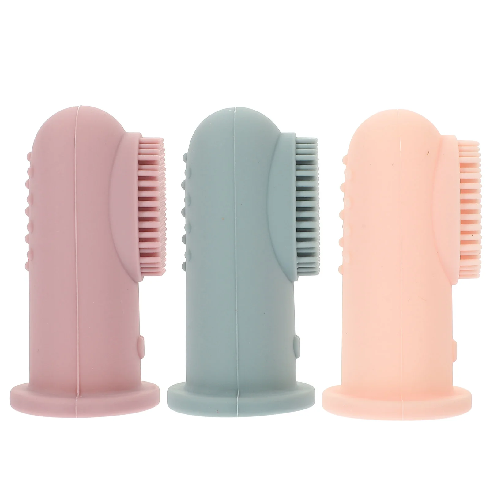 3 Pcs Clean Toothbrush Infant Newborn Oral Cleaner Silica Gel Hygiene Products Teeth for Baby