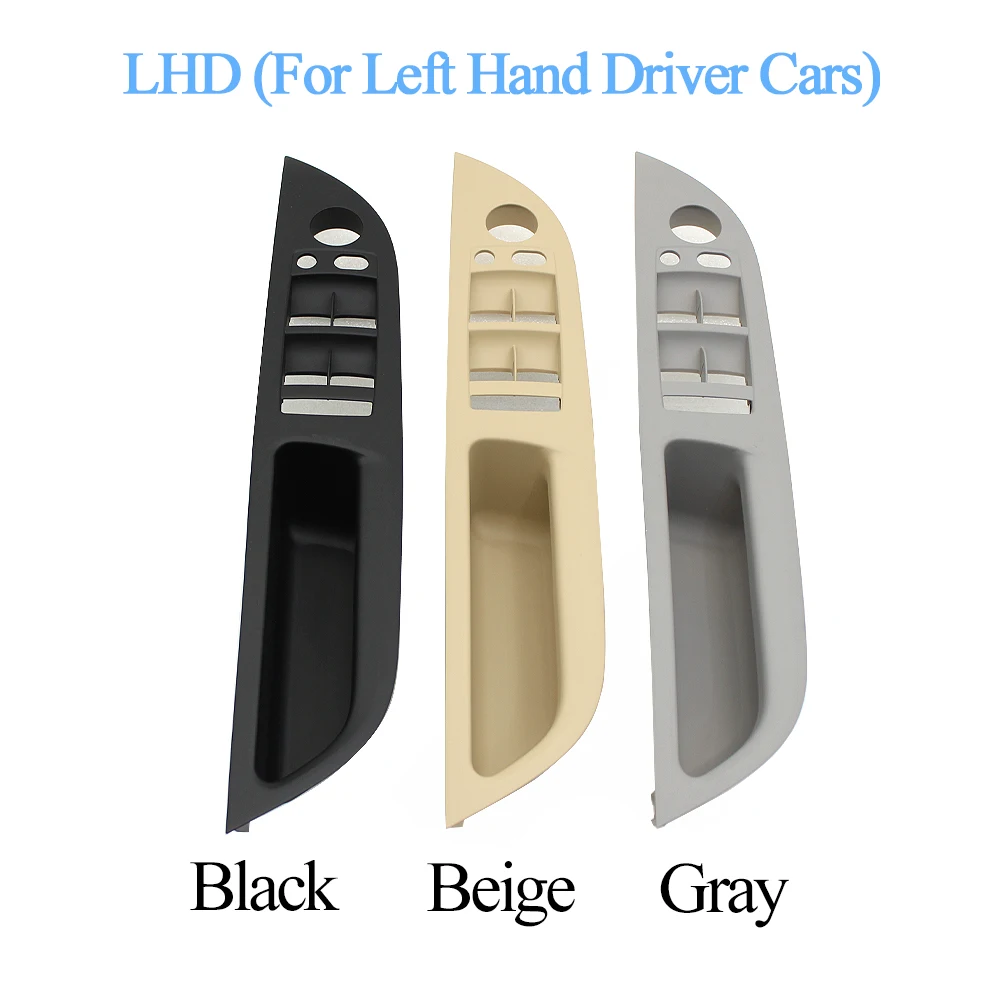Left/Right Hand Driver Car Inner Door Armrest Pull Handle Panel Trim Cover For BMW 5 Series E60 E61 2006-2010 51416983703
